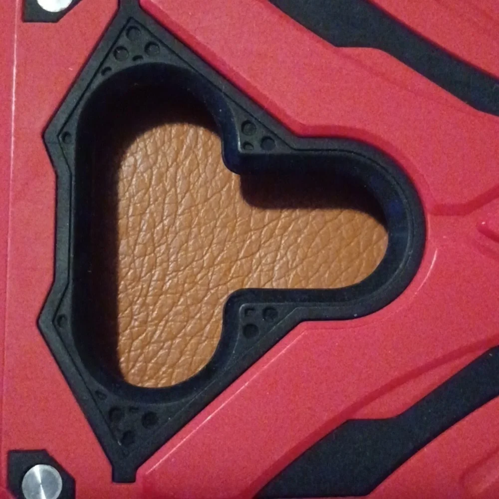 - Red and Black Rugged Phone Case